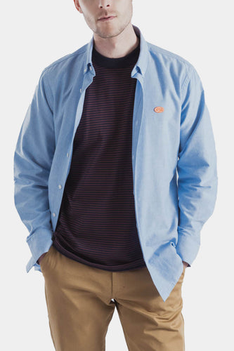 Armor Lux ML Oxford Shirt (Blue Sky) | Number Six