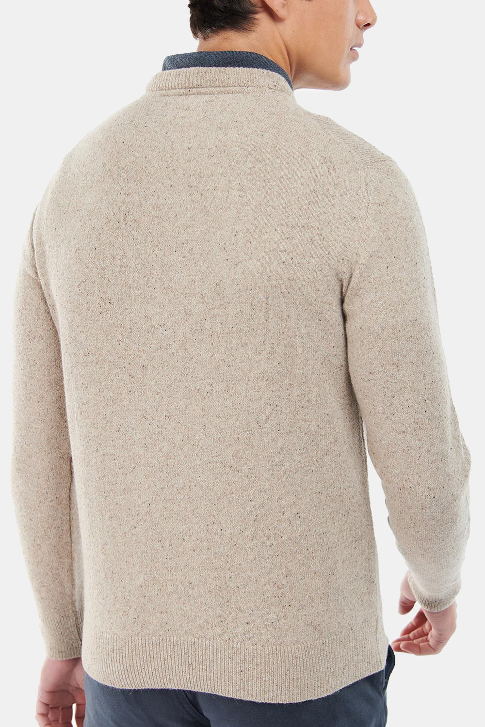 Barbour Tisbury Knitted Crew Sweater (Stone)