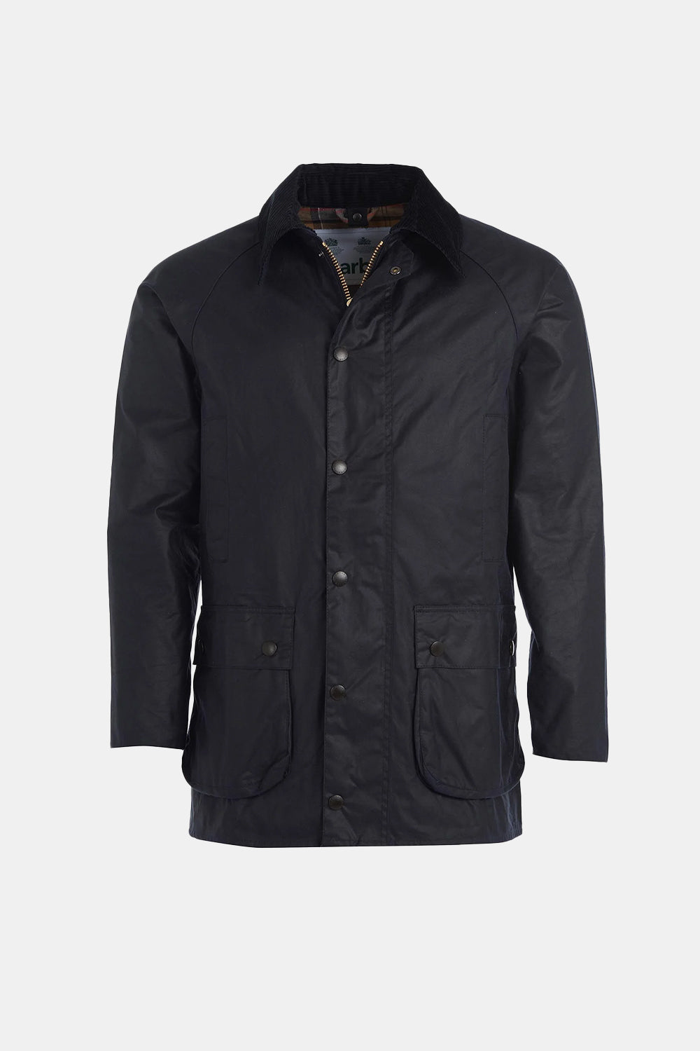 Barbour White Label SL Beaufort Waxed Cotton Jacket (Navy) | Number Six
