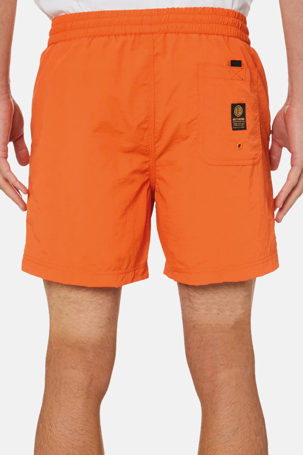 Deus Glide Swim Shorts Mesh (Orange Ochre) | Number Six