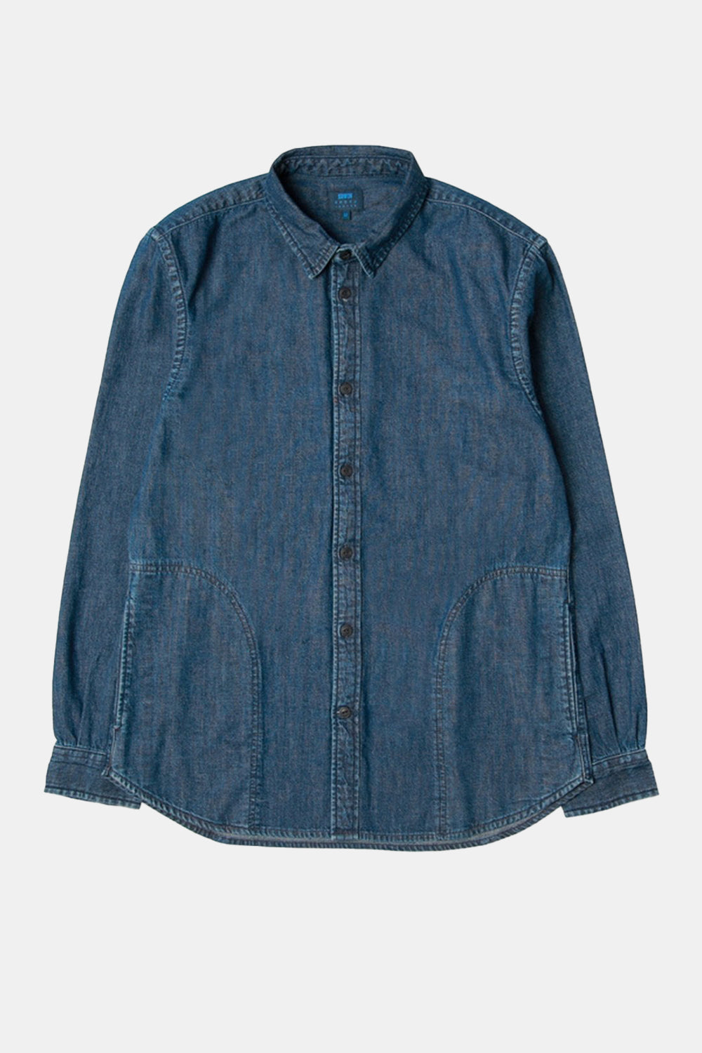 Edwin Cadet Shirt (Blue Mid Stone Wash) | Number Six