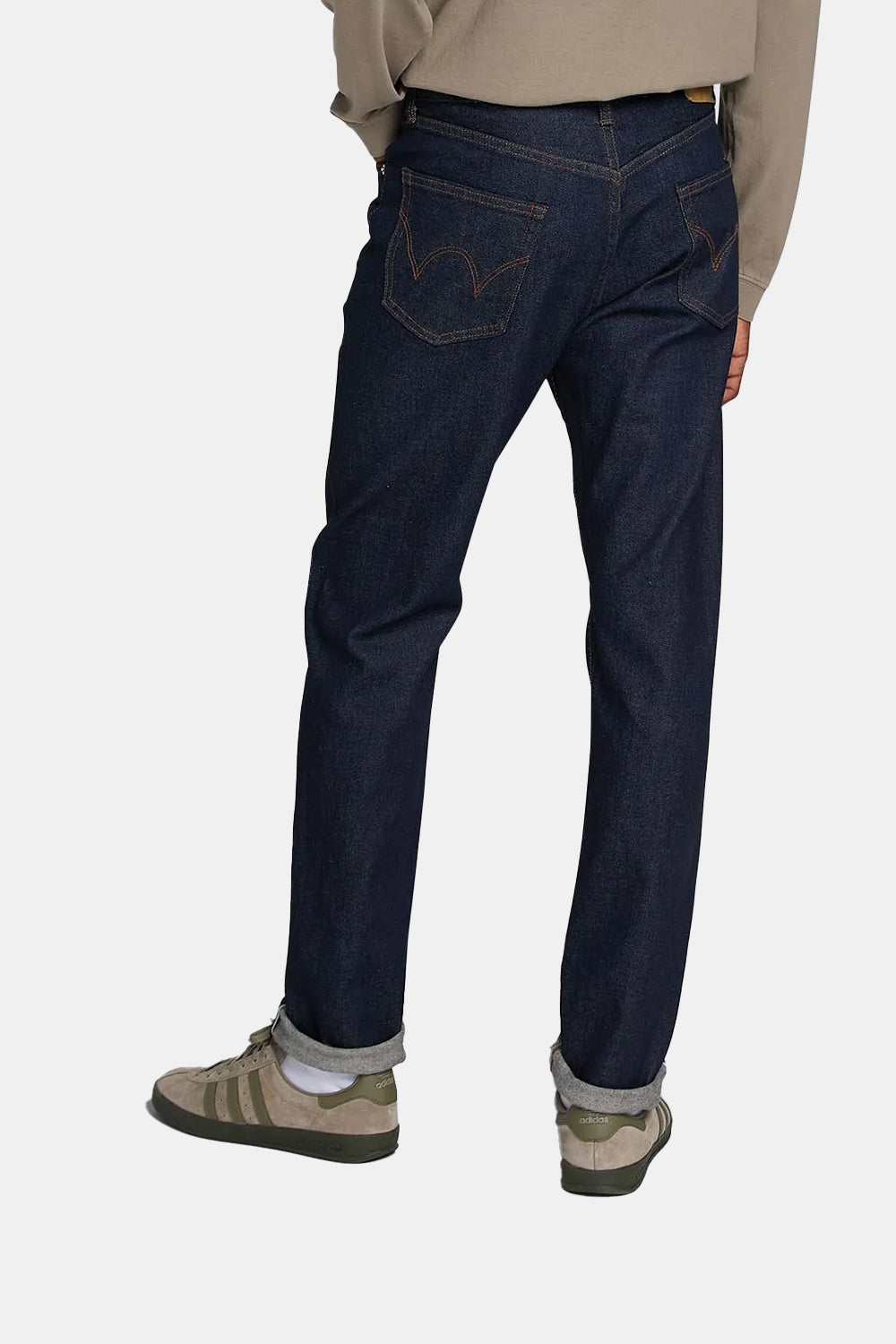Edwin Regular Tapered Kaihara Blue Rinsed Jeans (Green &amp; White Selvage) | Number Six