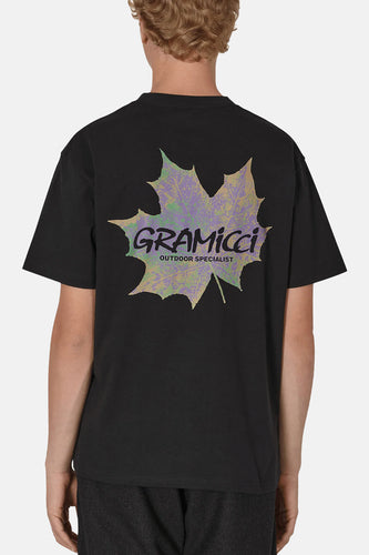 Gramicci Leaf T-Shirt (Black) | Number Six