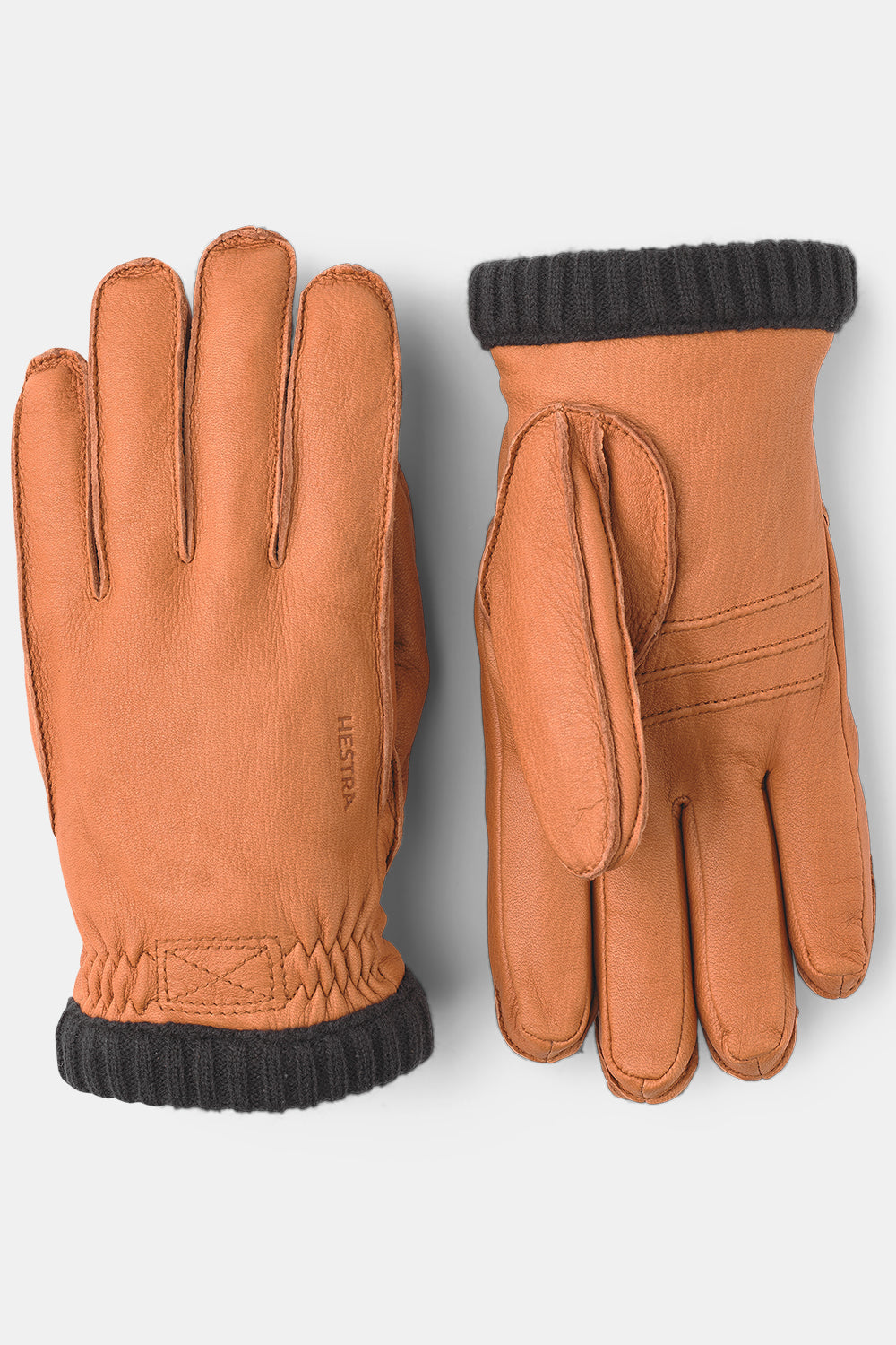Hestra Deerskin Primaloft Rib Gloves (Cork) | Number Six