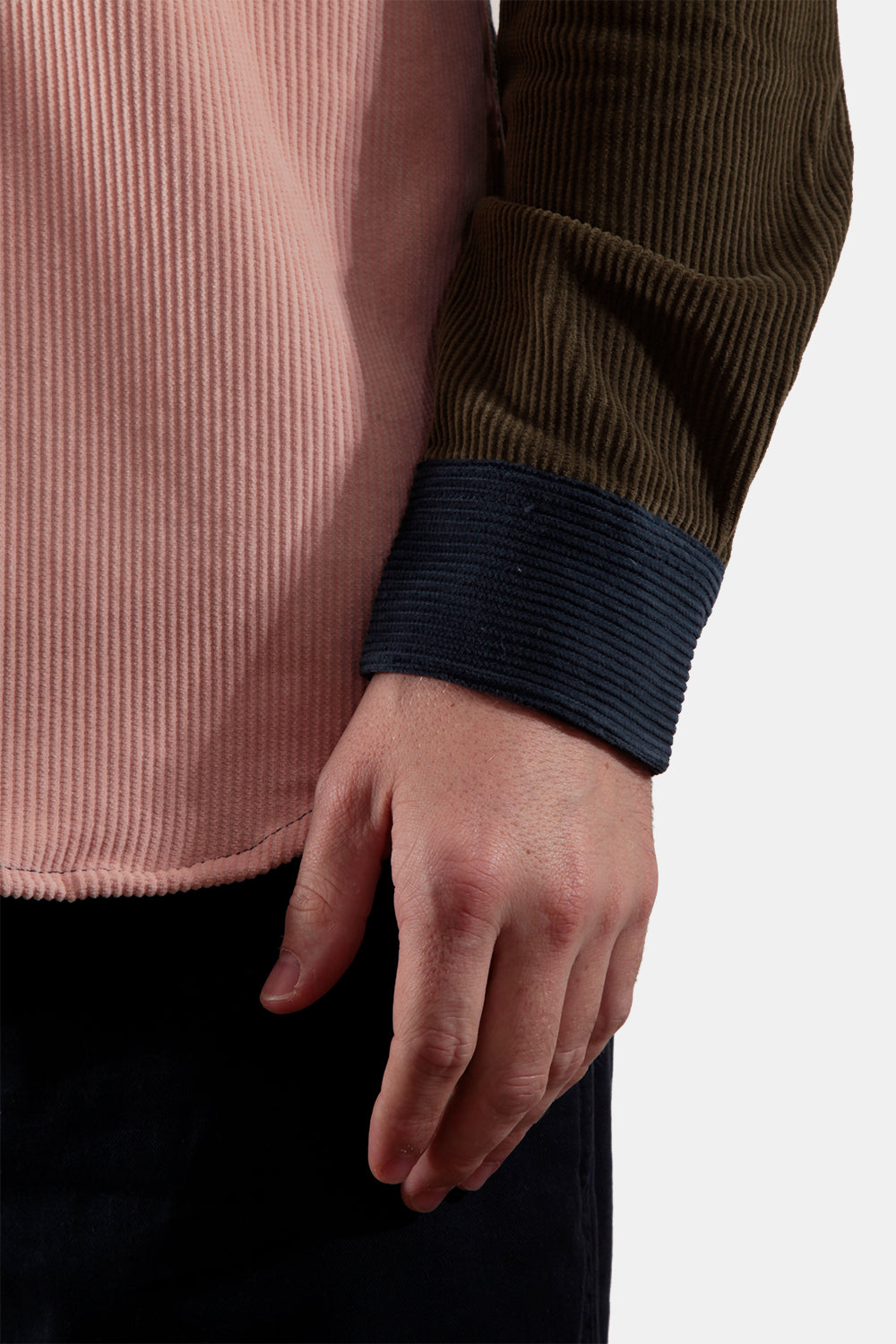 Portuguese Flannel Lobo Patchwork Cotton-Cord Shirt (Multi)