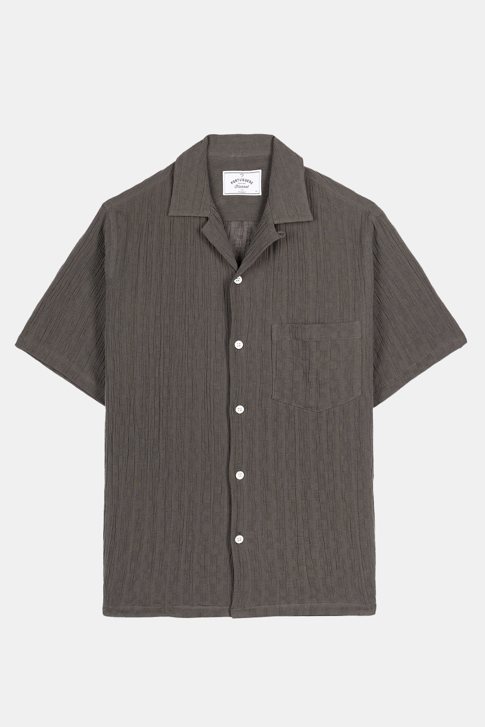 Portuguese Flannel Nori Shirt (Dark Grey)