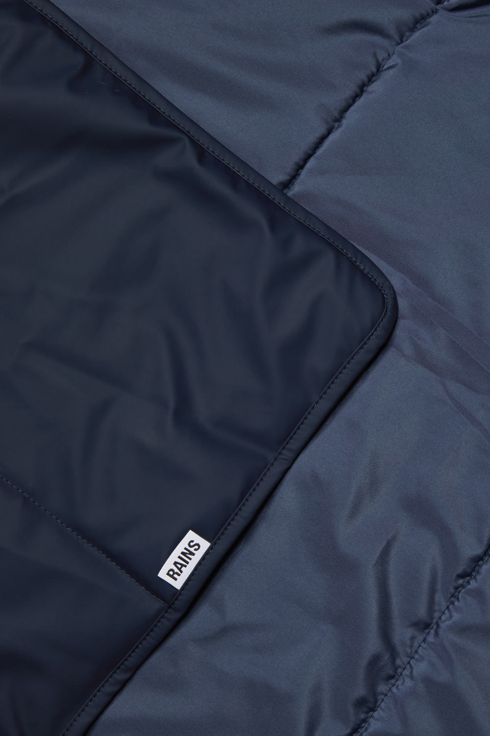 Rains Waterproof Quilted Packable Blanket (Navy) | Number Six
