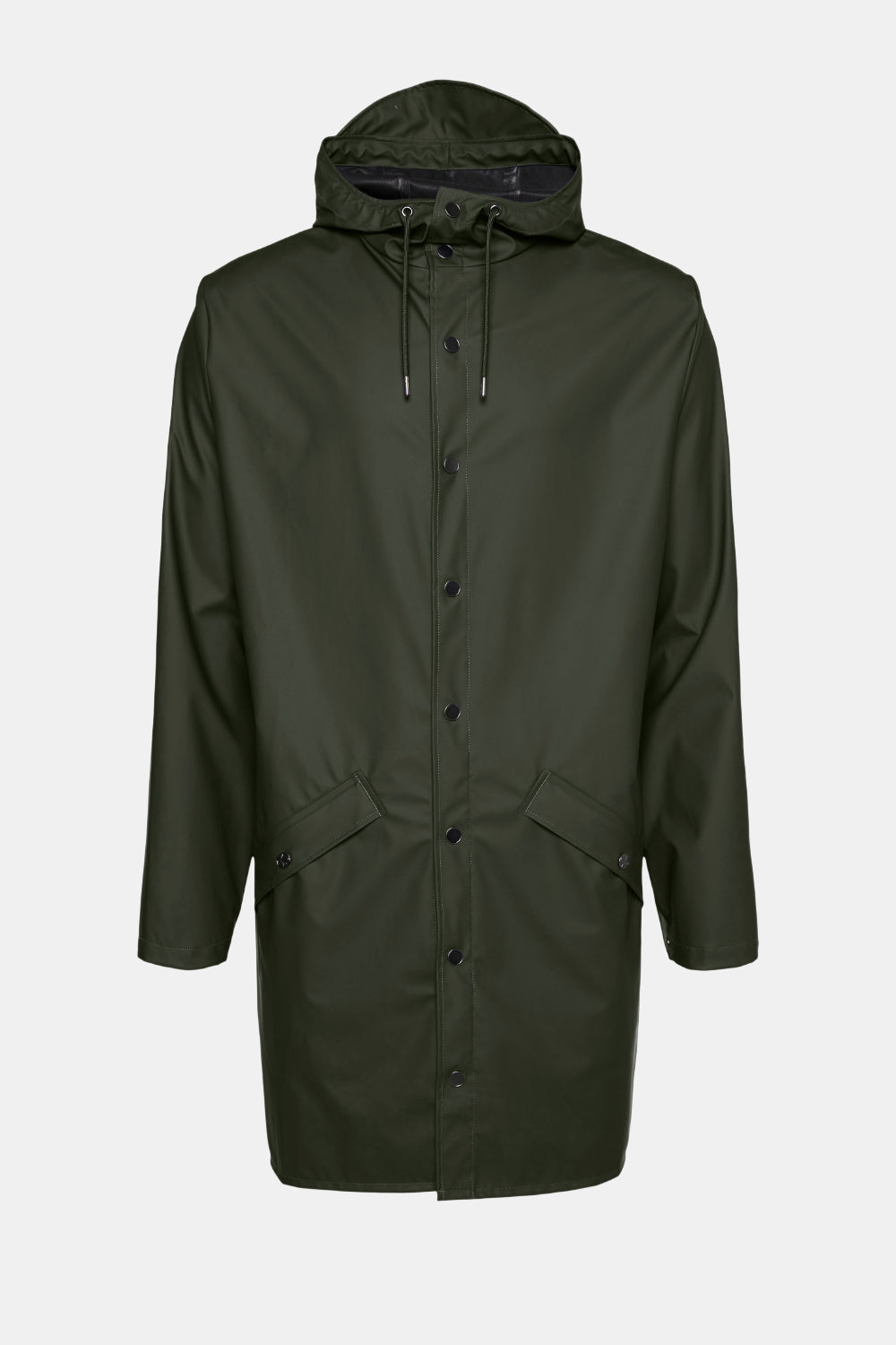 Rains Long Jacket (Green) | Number Six