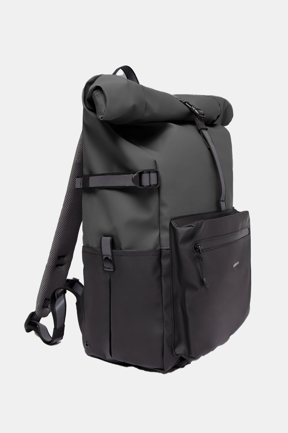 Sandqvist Ruben 2.0 Water-Resistant Rolltop Backpack (Multi Dark)