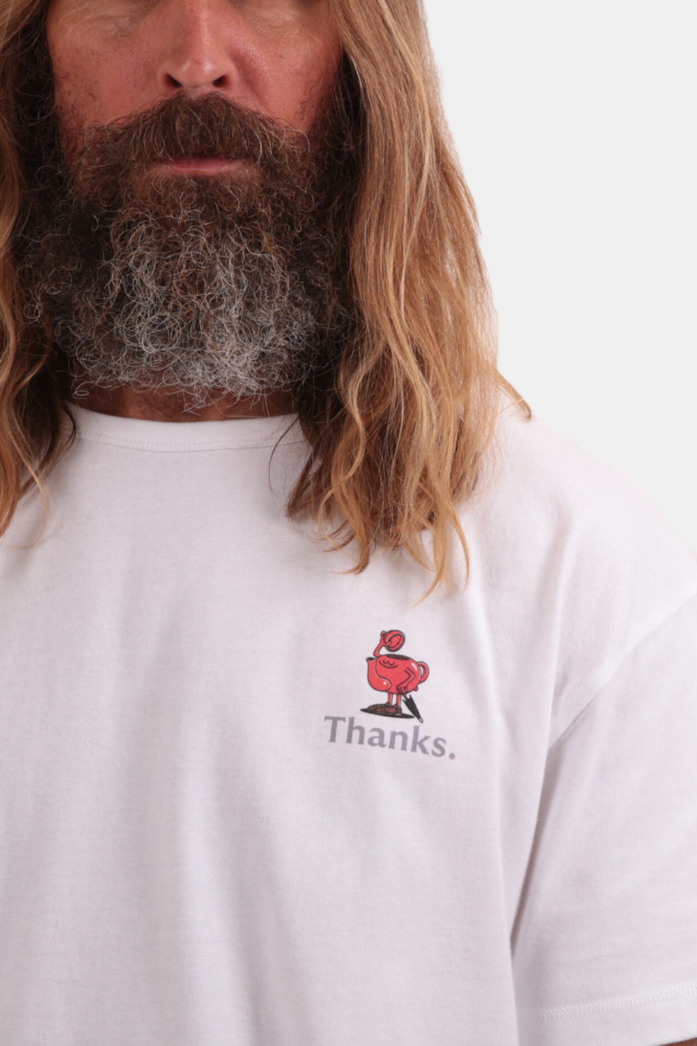 Thanks Terry Teapot T-Shirt (White)