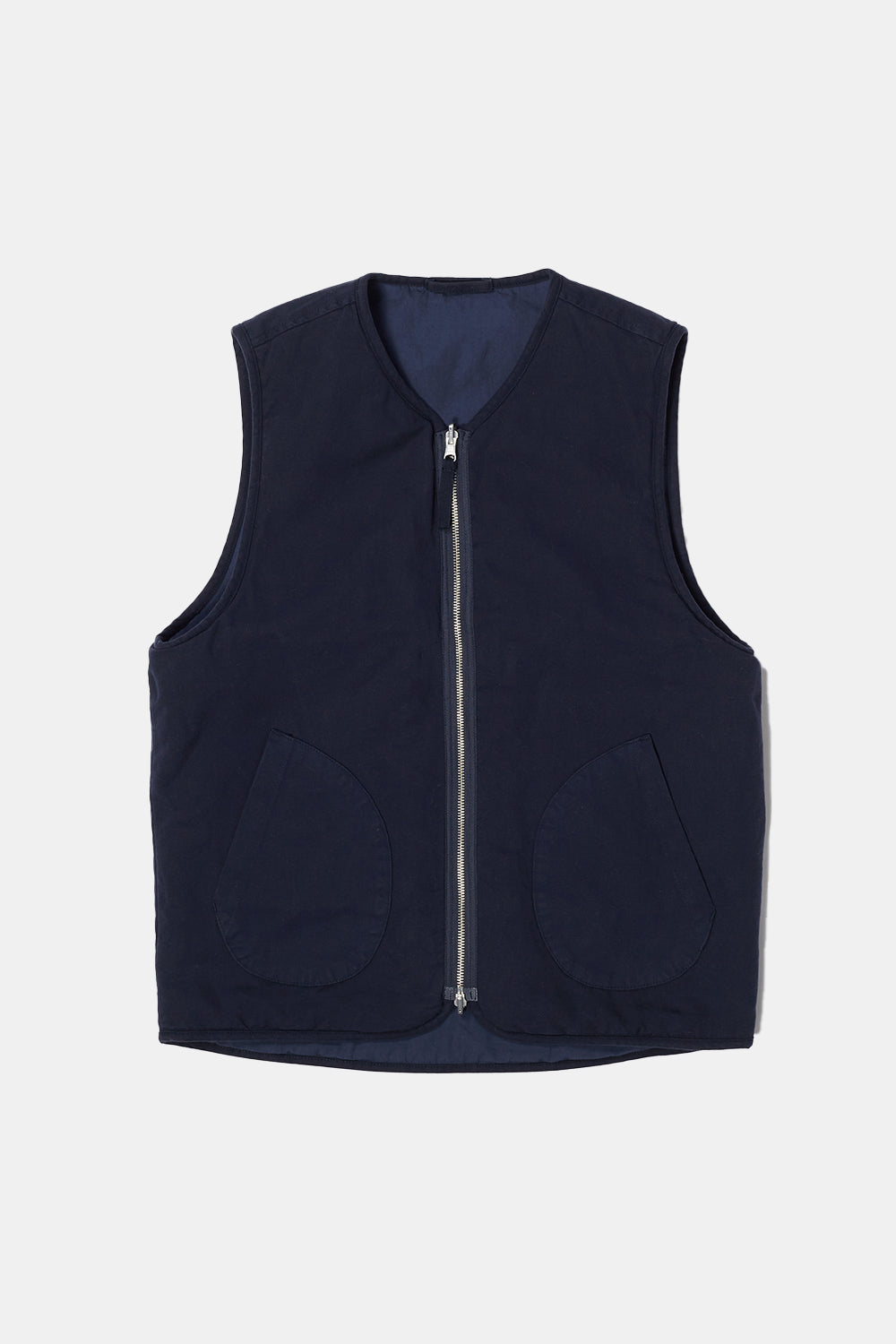 Universal Works Insulated Hangout Gilet (Navy) | Number Six