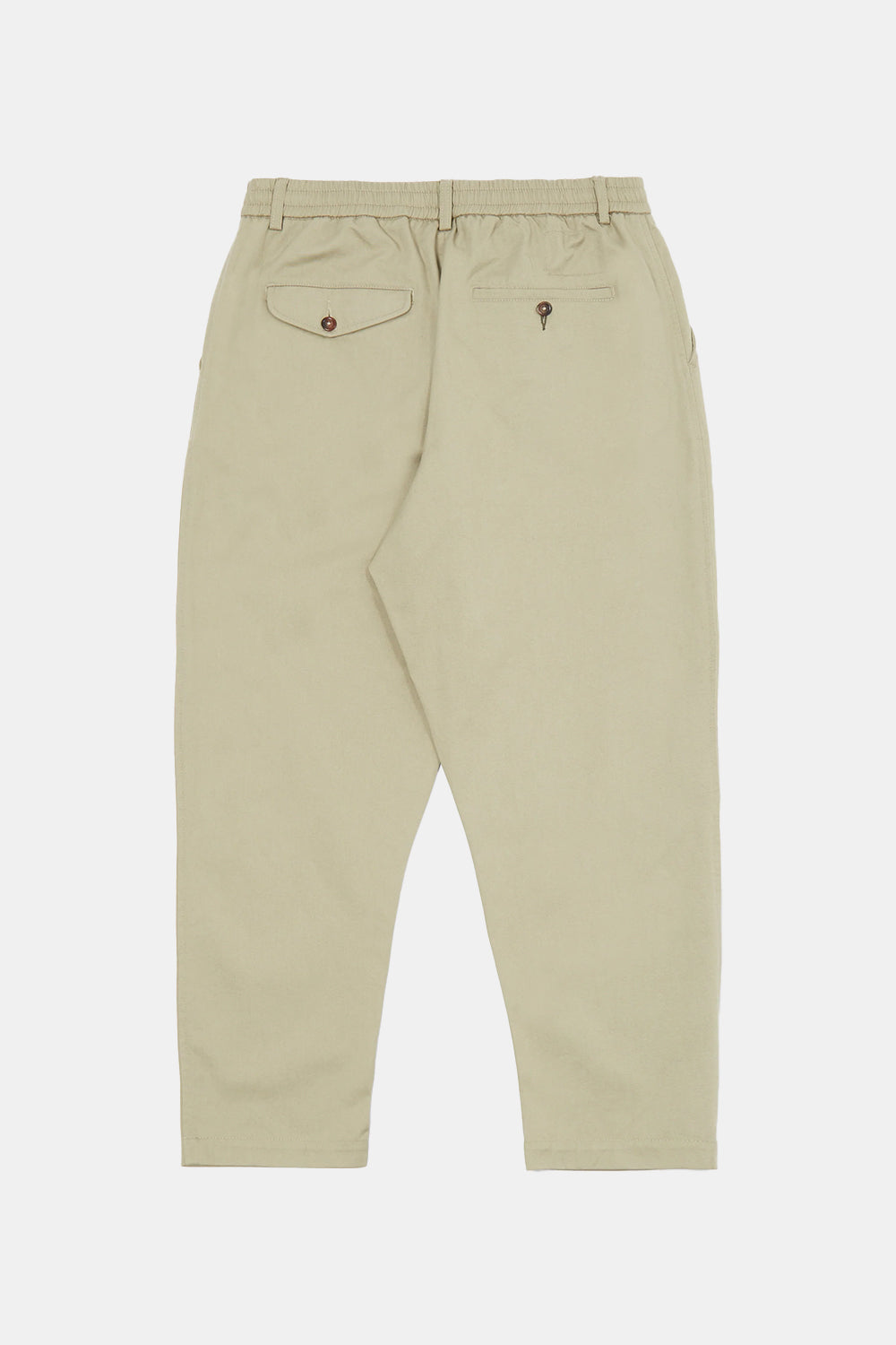 Universal Works Pleated Track Pant (Stone) | Number Six