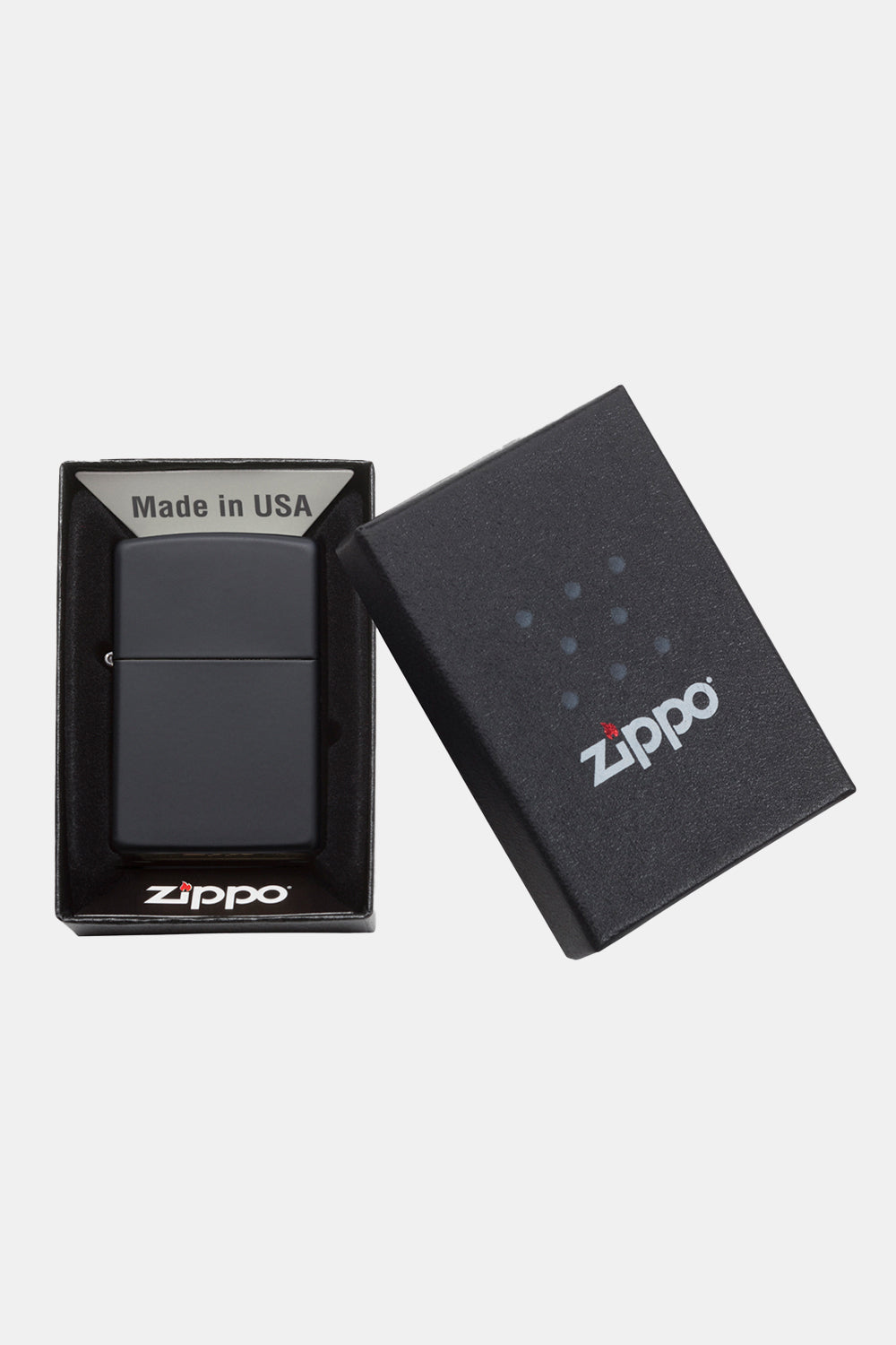 Zippo Classic Lighter (Black Matte) | Number Six