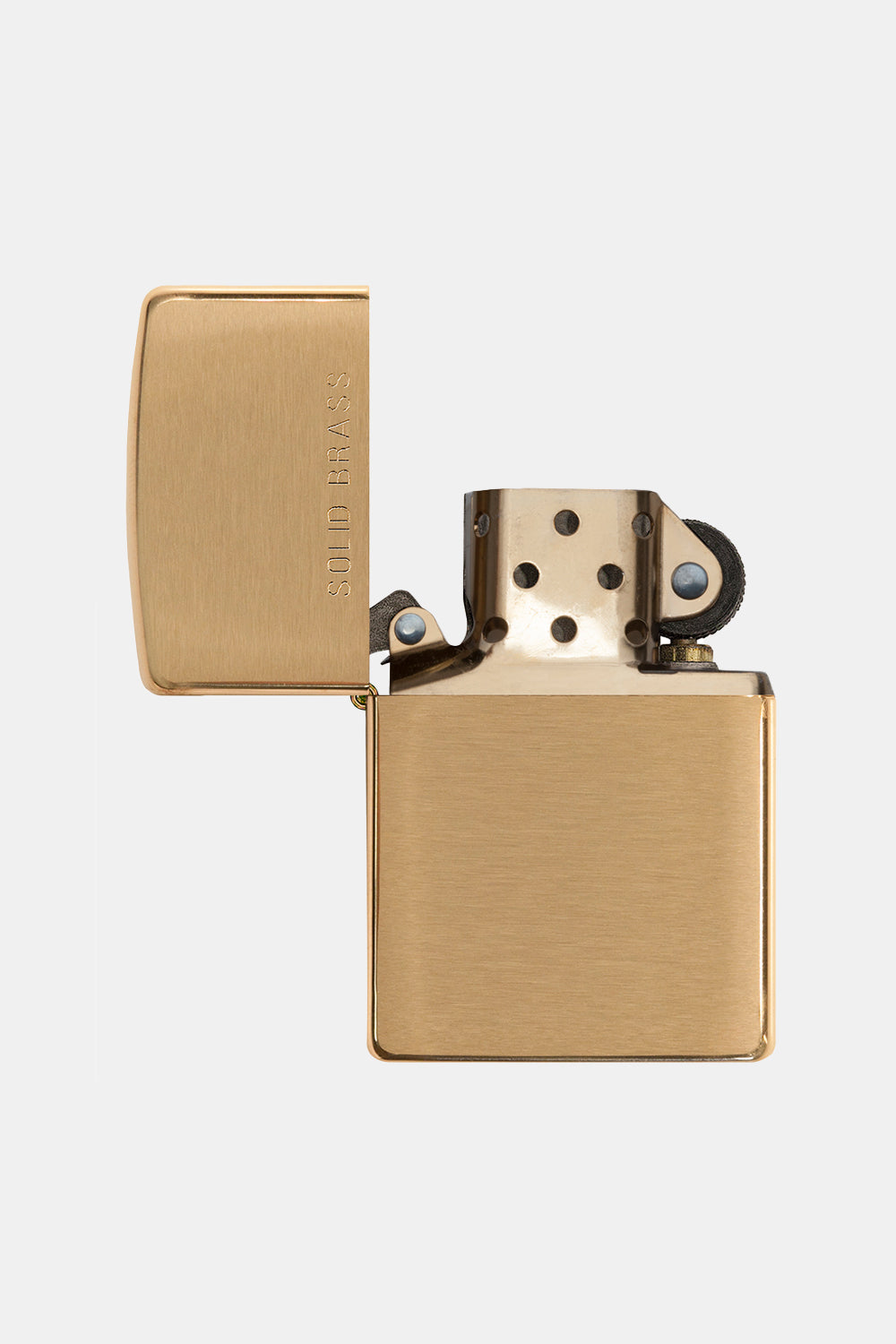 Zippo Classic Lighter (Brushed Brass)