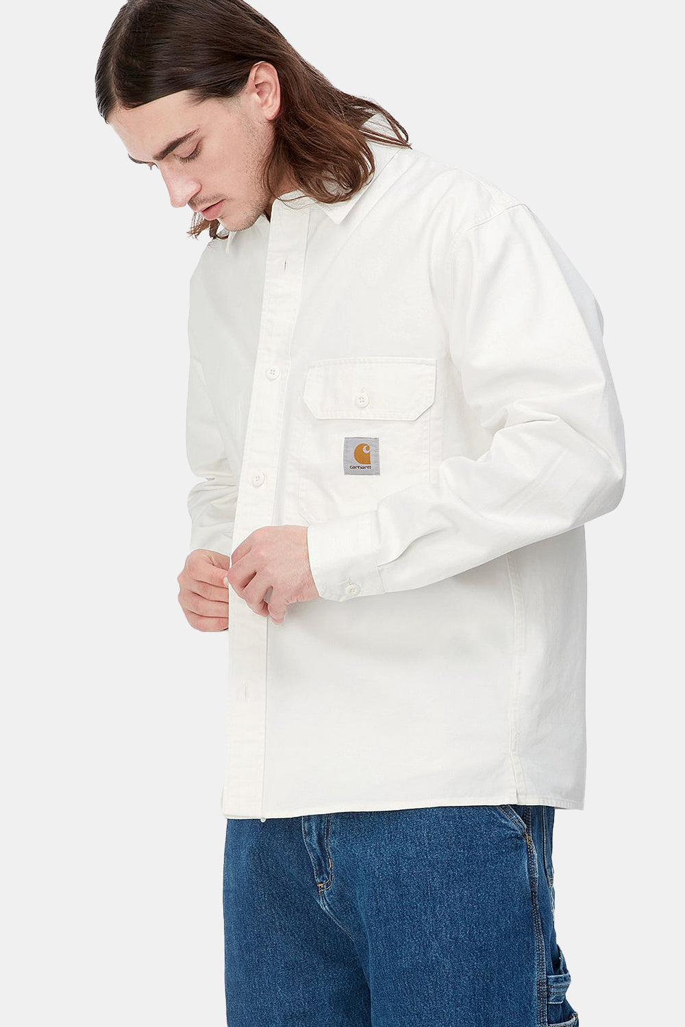 Carhartt WIP Reno Shirt Jacket (Off White) | Number Six